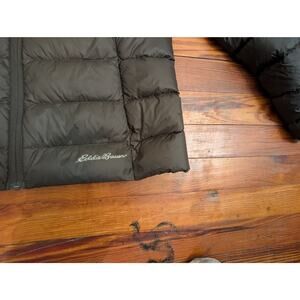 Eddie Bauer EB650 Womens Green Down Jacket Size Medium